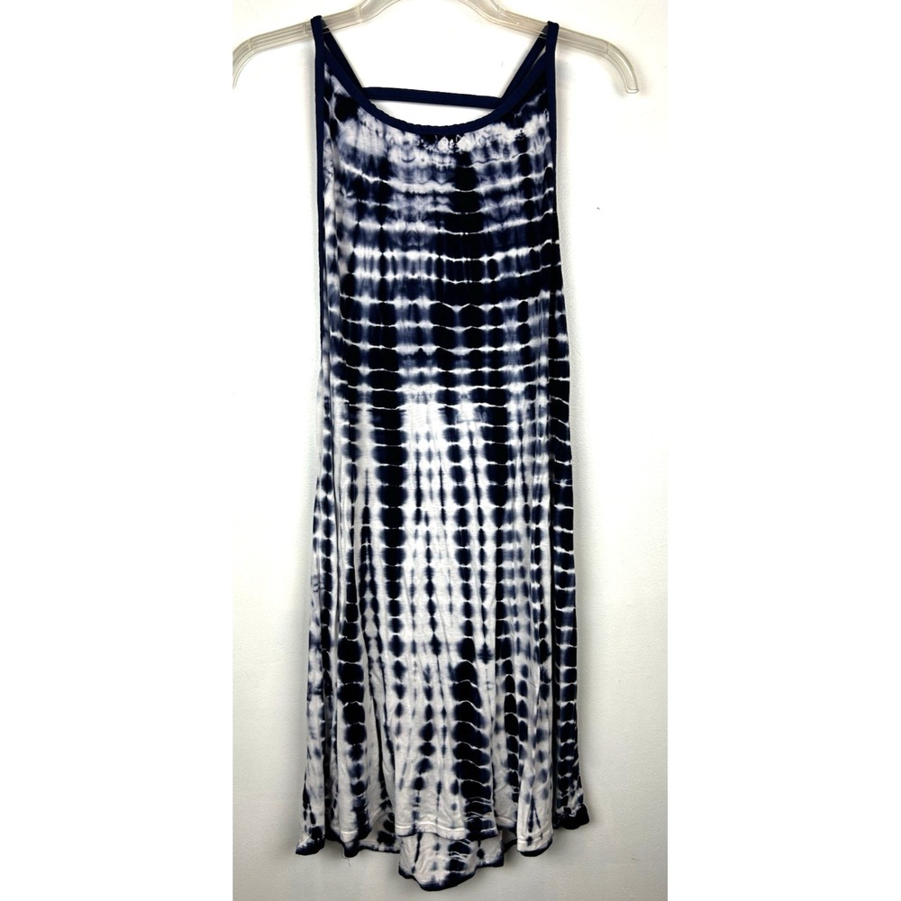 Sperry Dress Swim Cover Up Womens M Tie Dye Stretch Strappy Hippie Resort Vaca